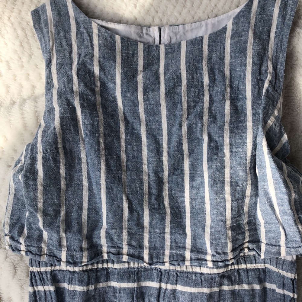 J Crew Railroad Dress - Picture 2 of 5